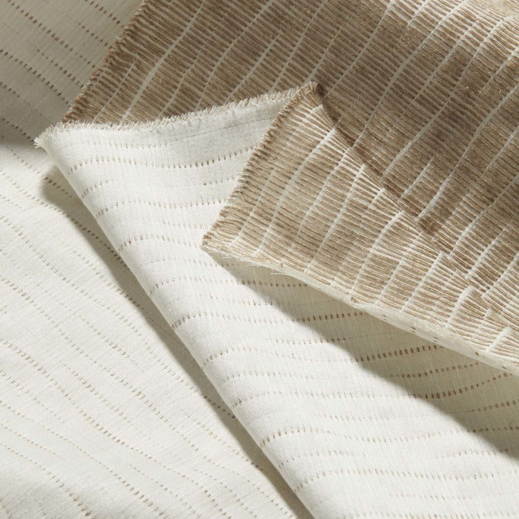 Birch, fine-woven, linen, texture, silver, birch bark, undulating lines,vertical, flax, blinds, snow, night, champagne, woven, weave, textiles, fabrics, pattern, motifs, house, deco, curtains, upholstery, cushions, interior design