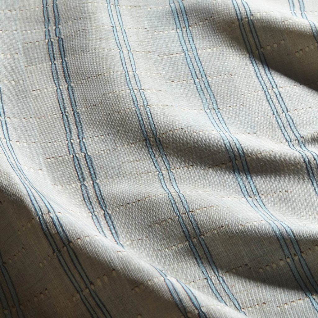 Nigerian, pattern, geometric, cotton, linen, panama, blue, beige, printed,textiles, house, deco, curtains, stripes, squares, dots, ceremonial, interior design