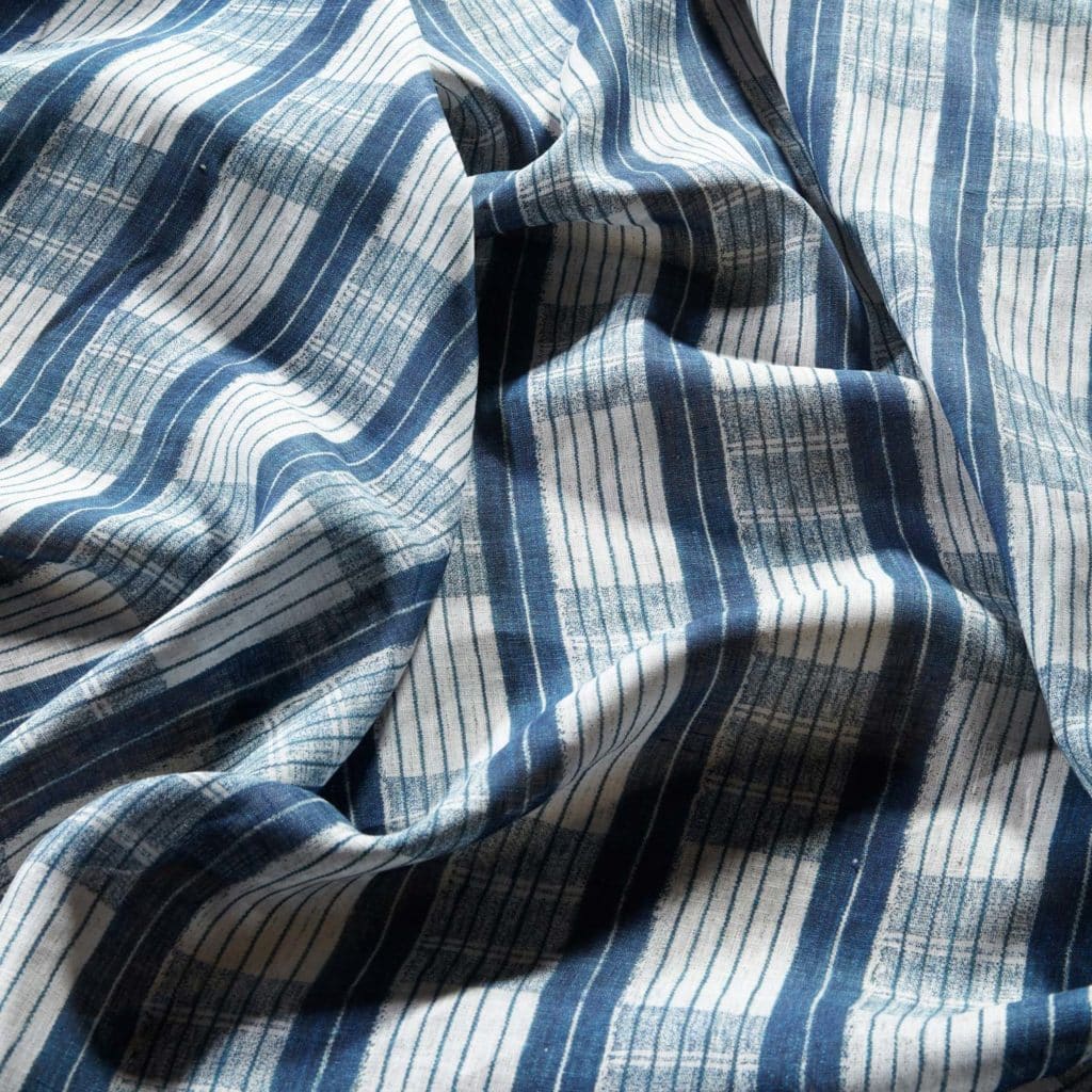 indigo, pattern, stripes, anthracite, african, river, cushion, cotton, linen, printed, textiles, geometrics, house, deco, curtains, upholstery, interior design