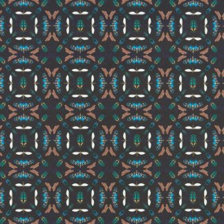 textiles, linen, printed, green, black, onyx, bugs, wallpaper, botanical, illustration, deco, house,Maria Sybilla Merian, pattern, non-woven matt paper, interior design