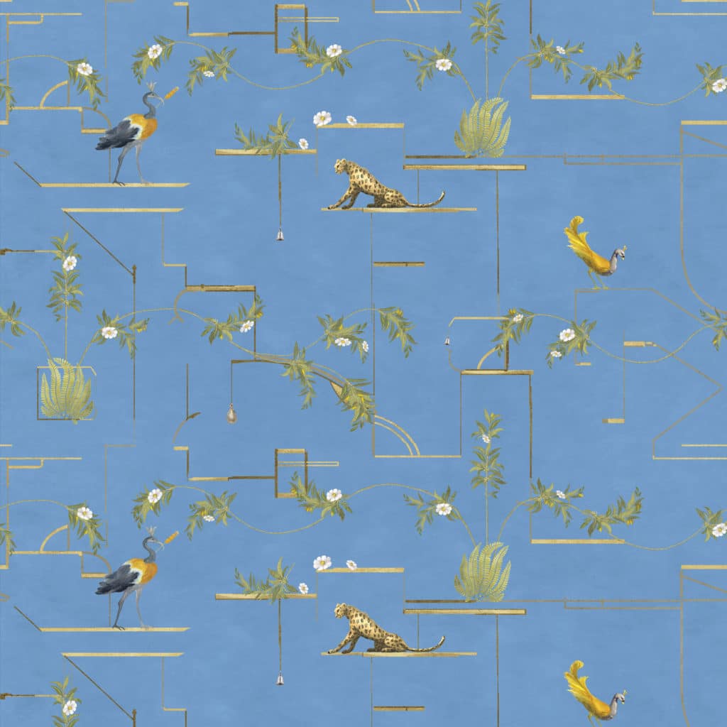 wallpaper, pattern, silver, lymer, bird, leopard, cheetah, flowers, plants, botanical, geometrics, lines, gold, house, deco, pompeii, naples, oplontis, pink, green, grey, black, blue, antique red, purple, palm, interior design, performance