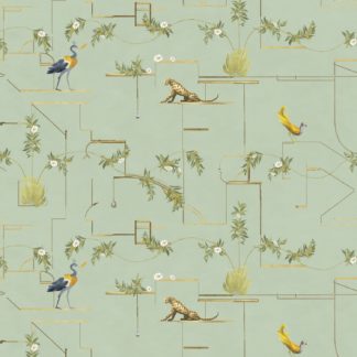 wallpaper, pattern, silver, lymer, bird, leopard, cheetah, flowers, plants, botanical, geometrics, lines, gold, house, deco, pompeii, naples, oplontis, pink, green, grey, black, blue, antique red, purple, palm, interior design, performance