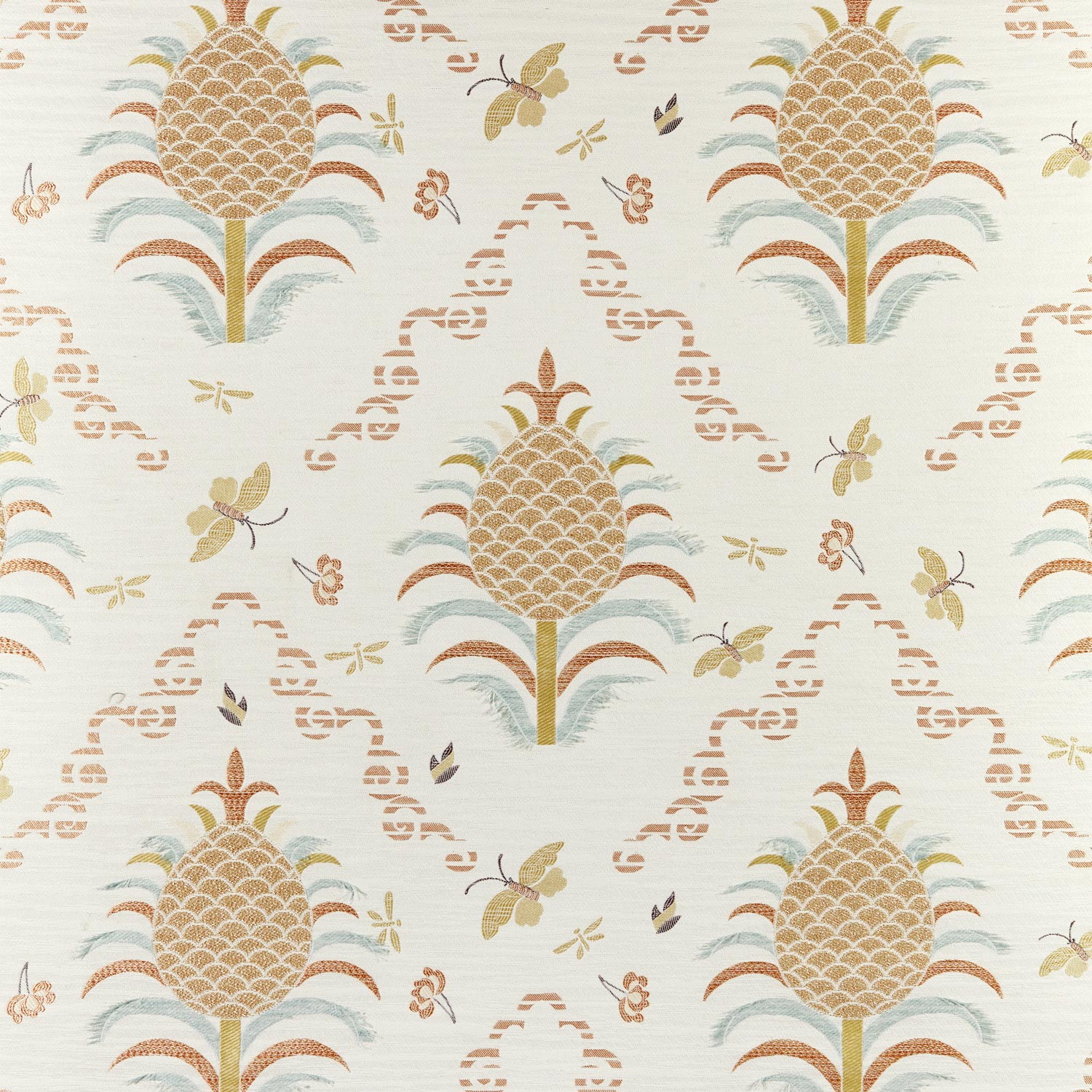 Pineapples- Woven Textile Jennifer Shorto