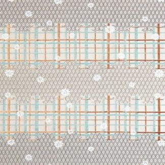 Japanese, samurai skirt, honeycomb, motif, tartan, snow flower, coloured grid, pattern, geometric, beige, cotton, linen, woven, textiles, house, deco, curtains, cushions , upholstery, interior design