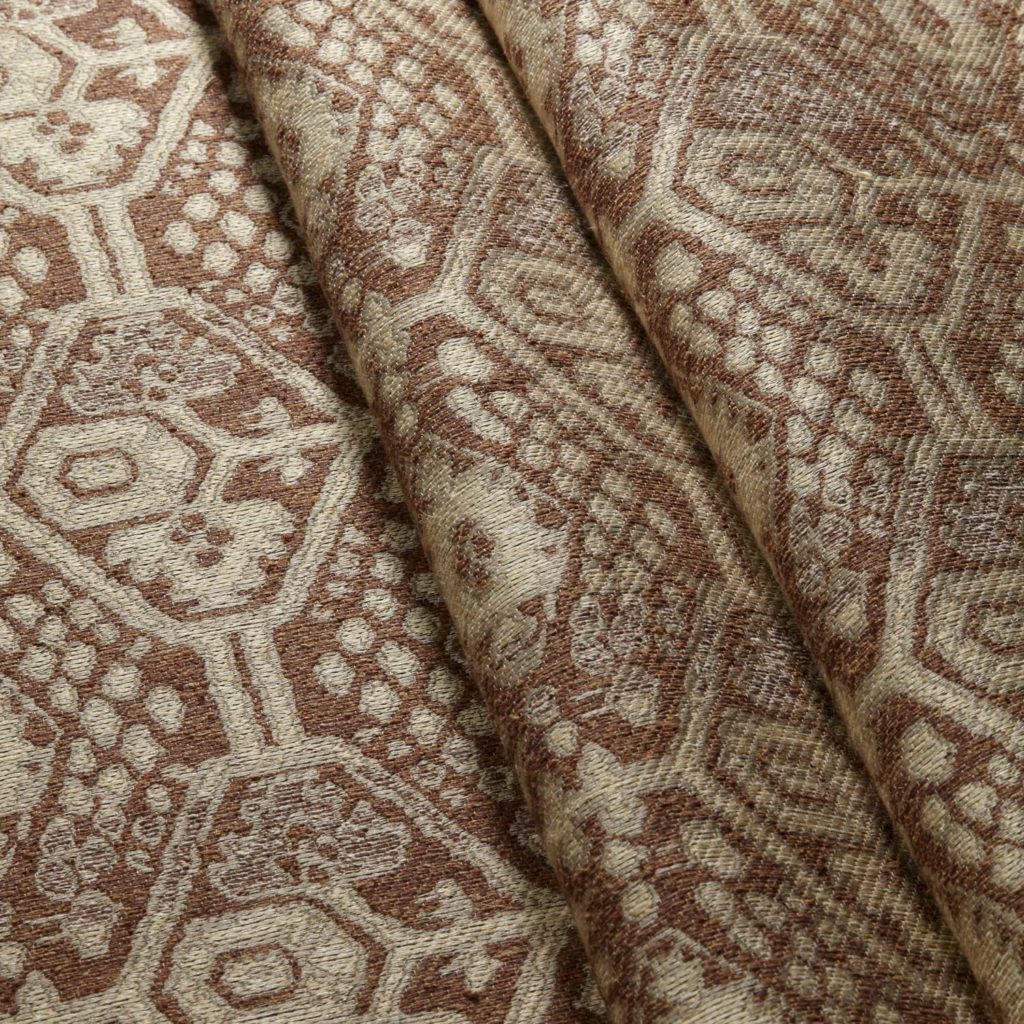 pattern, geometric, beige, cotton, linen, woven, textiles, house, deco, curtains, cushions , curtains, upholsteryBourette silk, Jacquard, weave, weighty fabric, Chinese Collection, flowers, diamond shapes, interior design